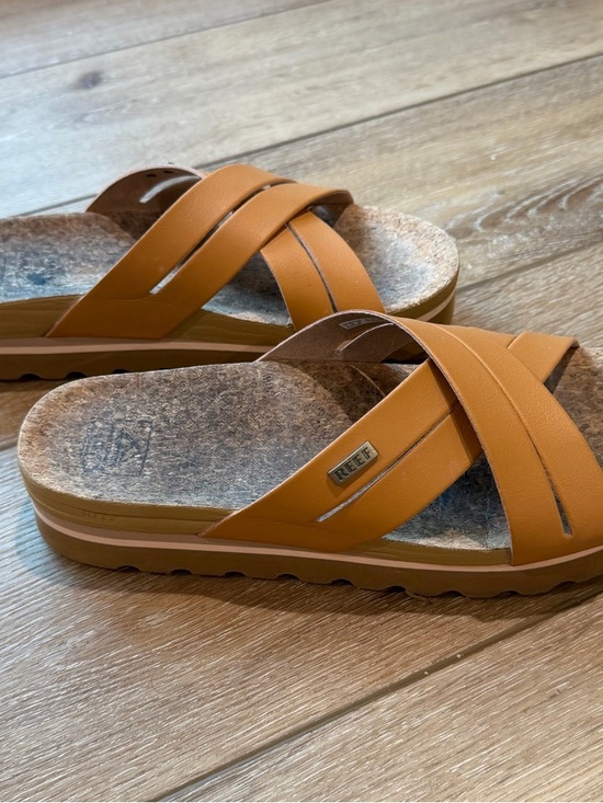Reef Shoes - Reef Women's Kaia Crisscross Slide Sandals size 9
